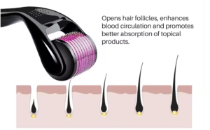 CharmCurl 's Derma 0.5 mm titanium dermaroller derma