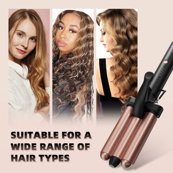 CharmCurl's PRO 3 waves Curler Rose desert pinky gold